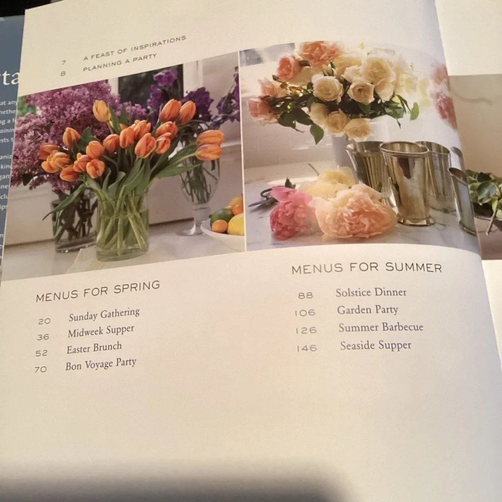 Williams Sonoma Entertaining Guide with seasonal ideas, occasion ideas & recipes
